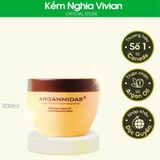  Kem ủ dưỡng ẩm phục hồi Arganmidas Instantly Repairing 300ml - Kem ủ phục hồi tóc hư tổn Keratin Arganmidas 300ml 