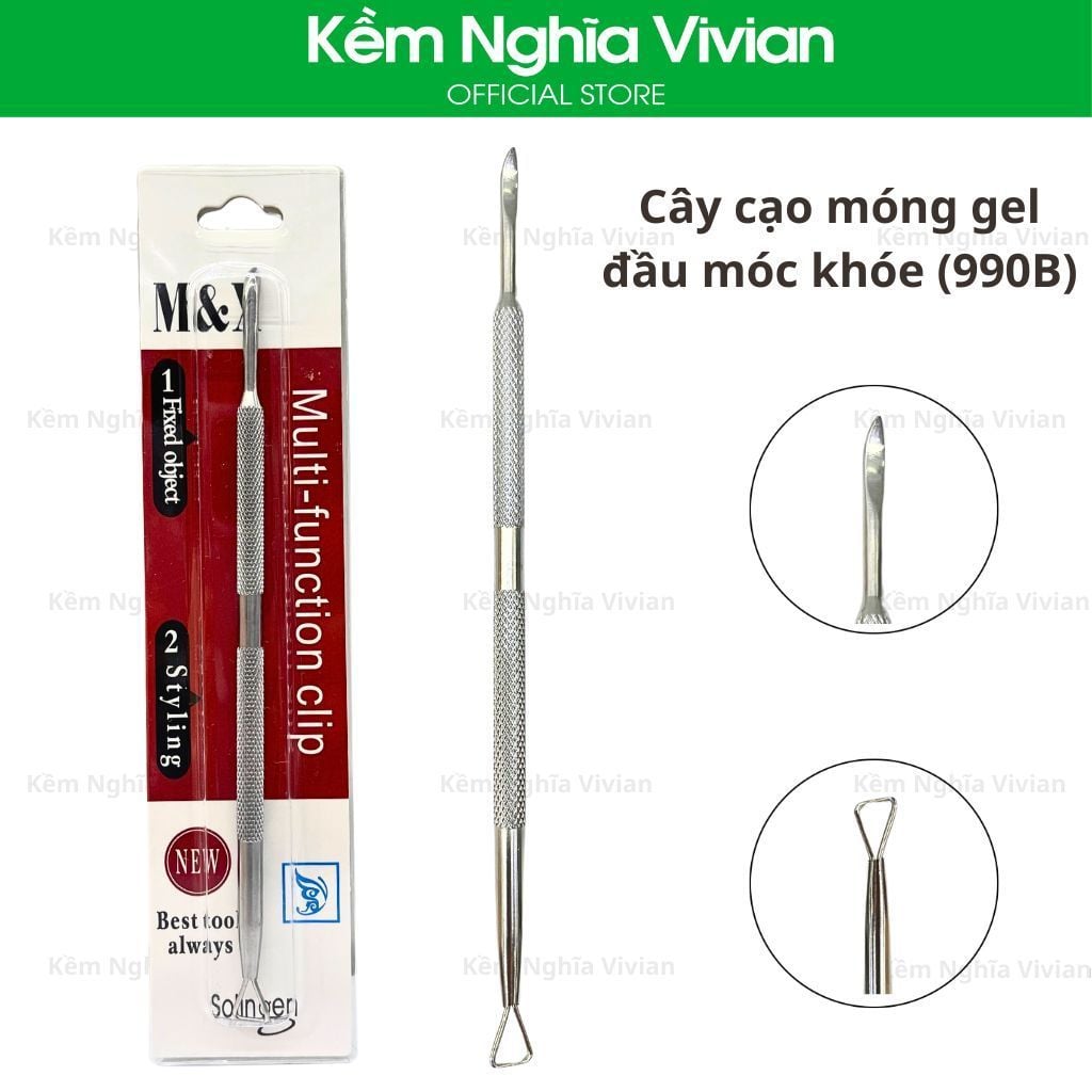  Cây Cạo Móng Gel Đầu Móc Khóe (990B) 