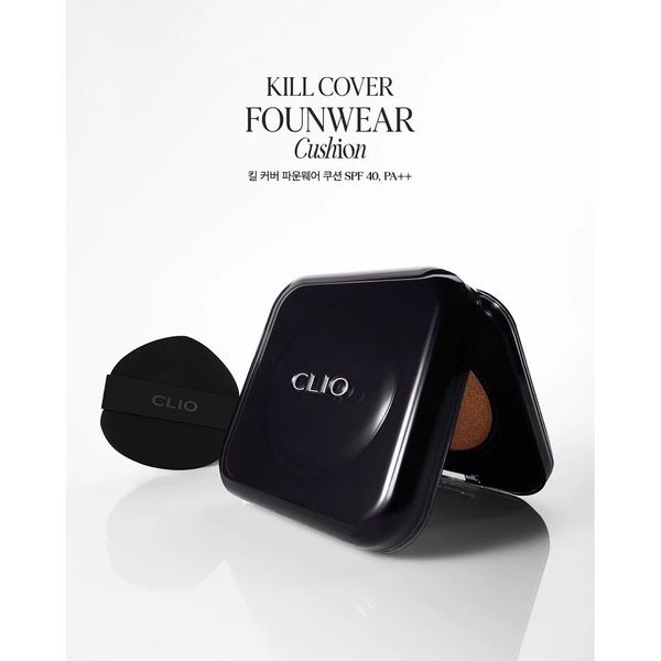 Phấn nước Clio Kill Cover Founwear Cushion (vỏ đen mới) 