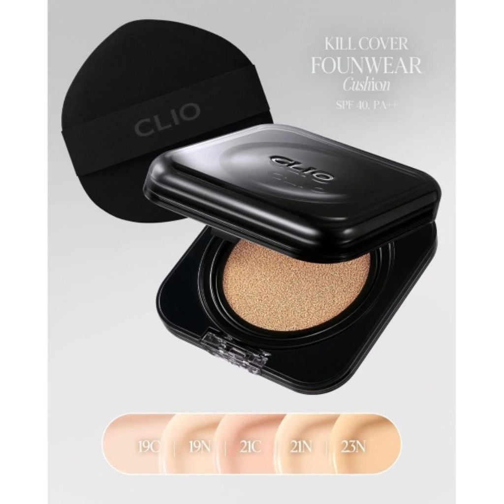  Phấn nước Clio Kill Cover Founwear Cushion (vỏ đen mới) 