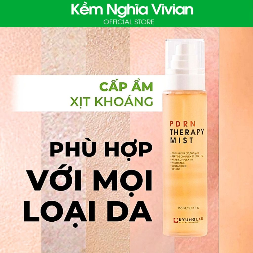  Xịt khoáng dưỡng ẩm phục hồi KYUNGLAB PDRN 150ml 