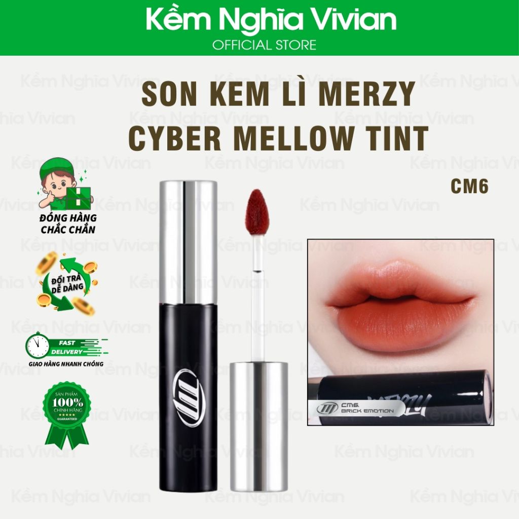  Son Kem Lì Merzy Cyber Mellow Tint (CM1 - CM6) 