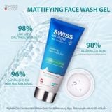  Gel rửa mặt dành cho da hỗn hợp & dầu mụn Swiss Image 200ml 