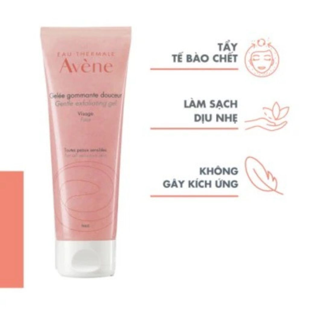  Gel Tẩy Tế Bào Chết Dịu Da Avène 75ml 