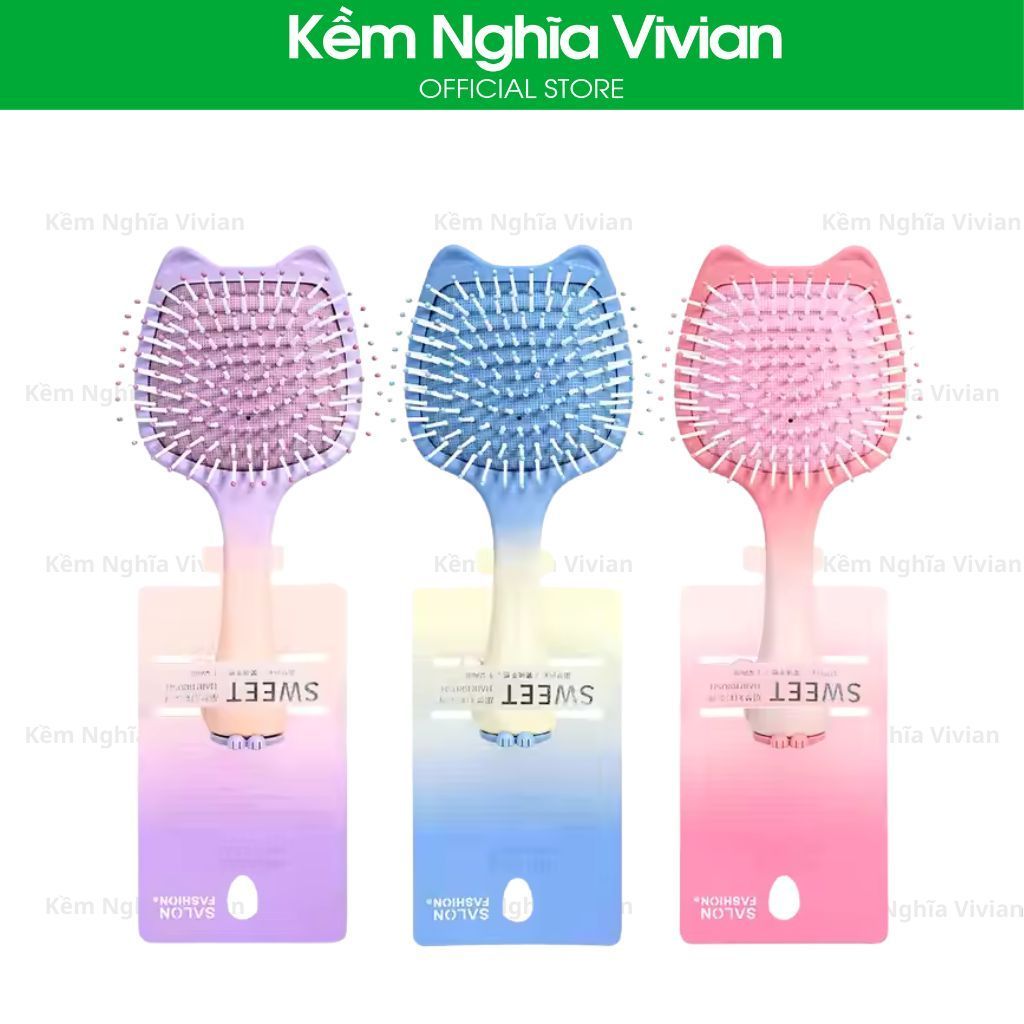  Lược Chải Tóc Hình Mèo 