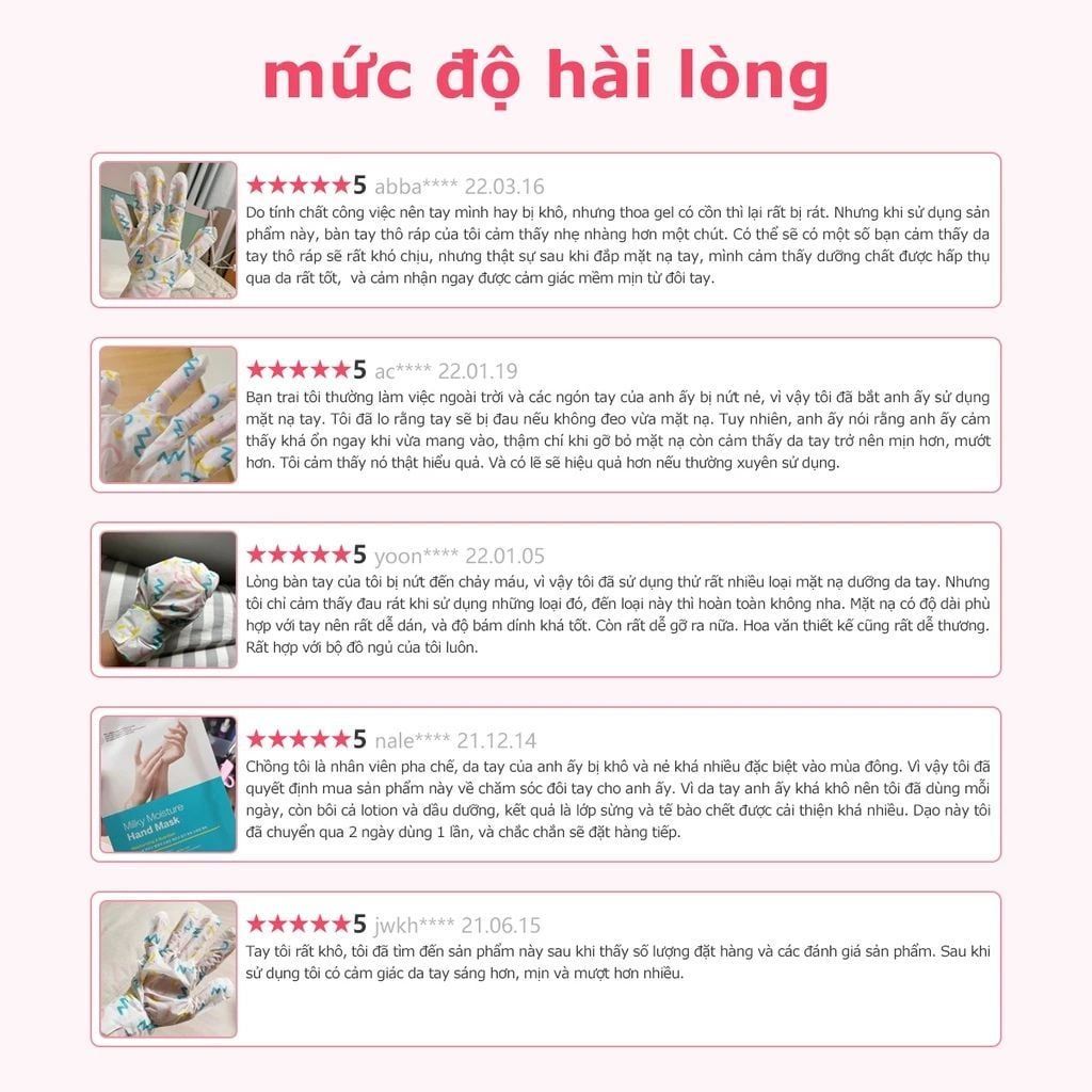  Nạ dưỡng ẩm da tay Madforcos Milky Moisture 