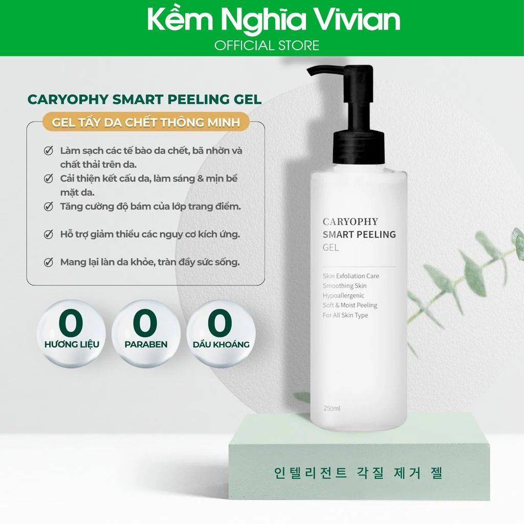  Gel tẩy tế bào chết ngừa mụn Caryophy Smart Peeling 250ml 