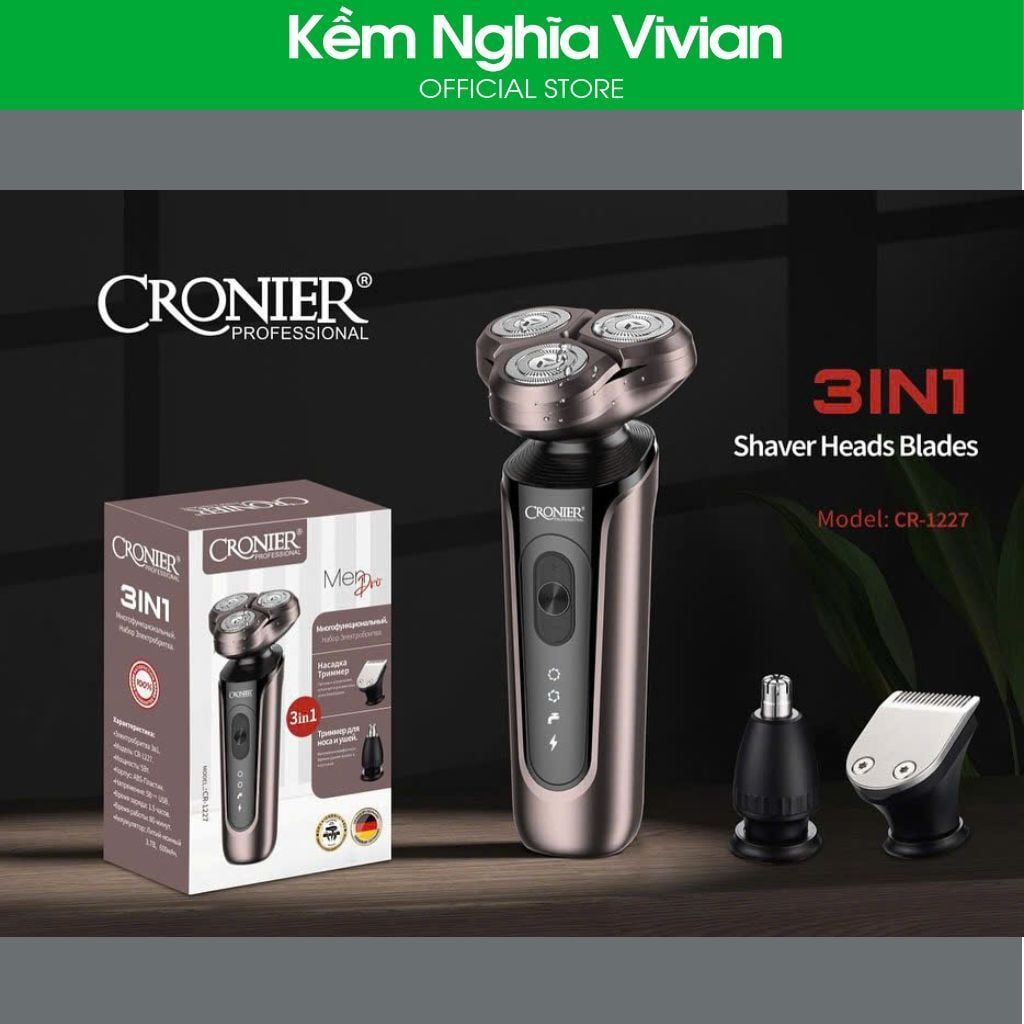 Máy Cạo Râu Cronier CR-1227 