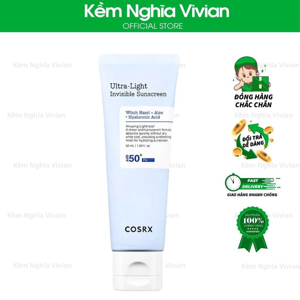  Kem Chống Nắng Cosrx Ultra-Light 50ml 