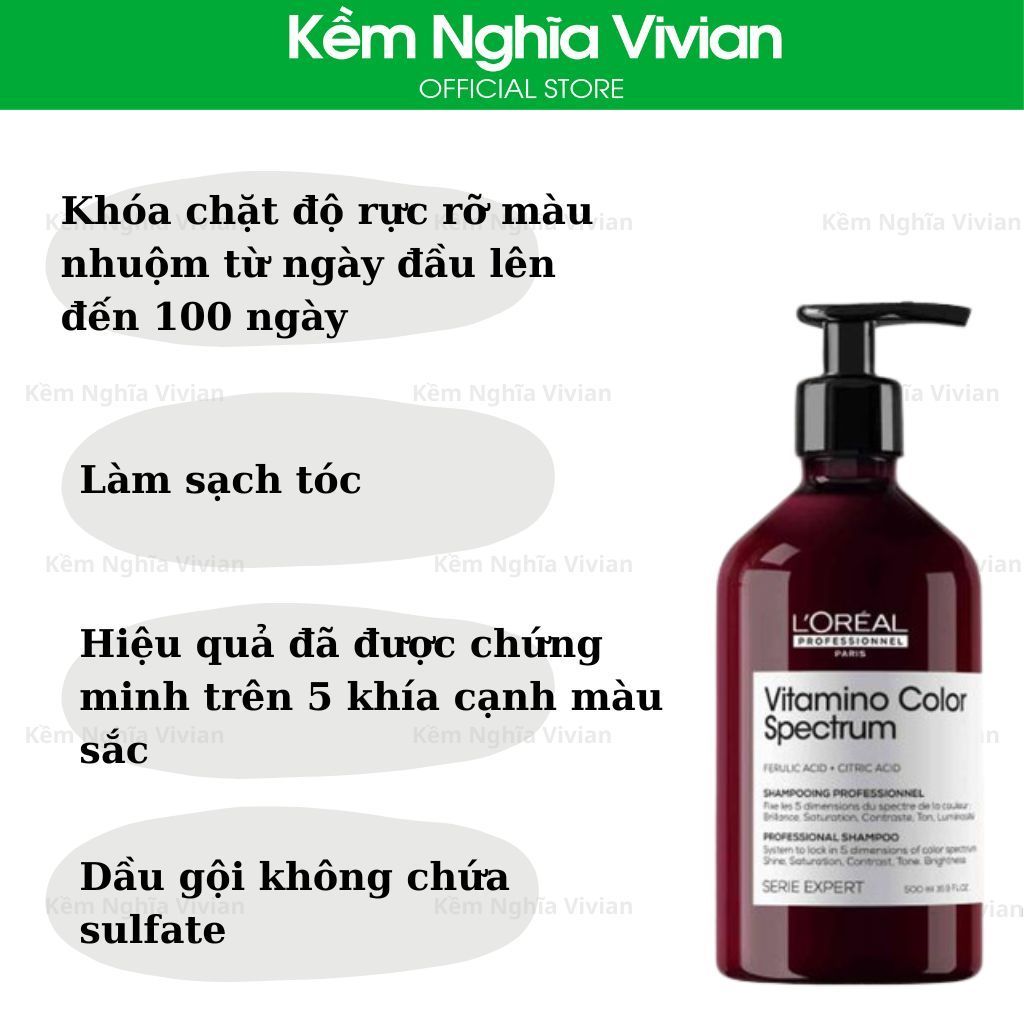  Dầu Gội Loreal Vitamino Color Spectrum 