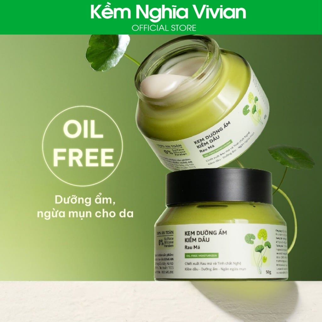  Kem dưỡng ẩm kiềm dầu Rau Má Cỏ Mềm 50ml (MP9575) 