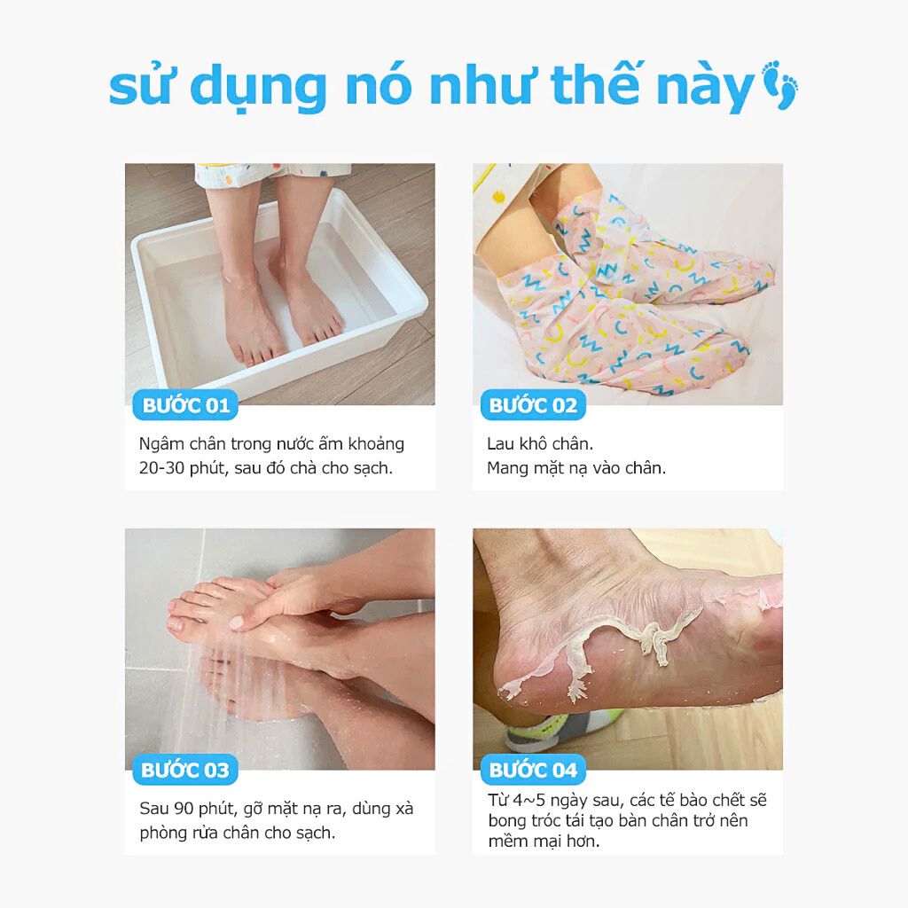  Nạ Dưỡng Ẩm Da Chân Madforcos Silky Coconut Oil - Silky Smooth 