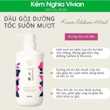  Dầu gội - dầu xả dưỡng tóc suôn mượt Kracie Ichikami 480ml 