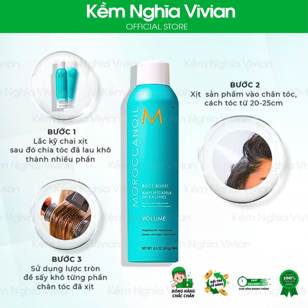  Xịt dưỡng tăng phồng tóc Moroccanoil Root Boost 250ml (MP9469) 