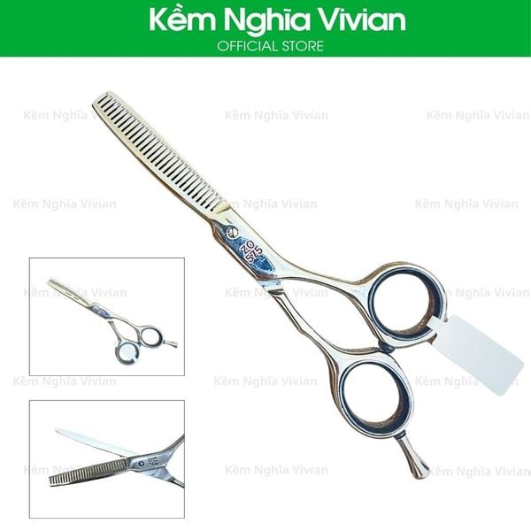  Kéo tỉa tóc ĐL ốc trắng ZO575 