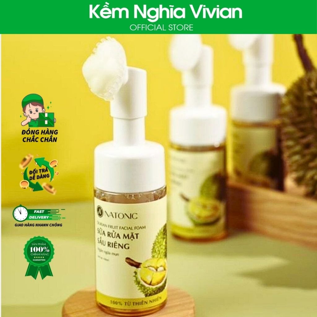  Sữa rửa mặt Sầu riêng Natonic 100ml 