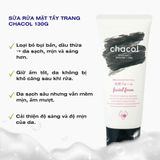  Sữa rửa mặt tẩy trang Chacol 130g 