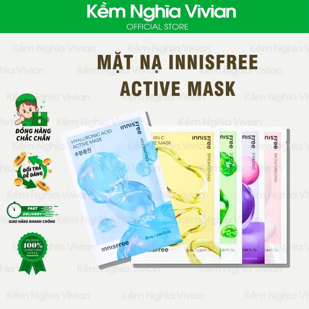  Mặt nạ Innisfree Active Mask 25ml (MP9273-MP9277) 