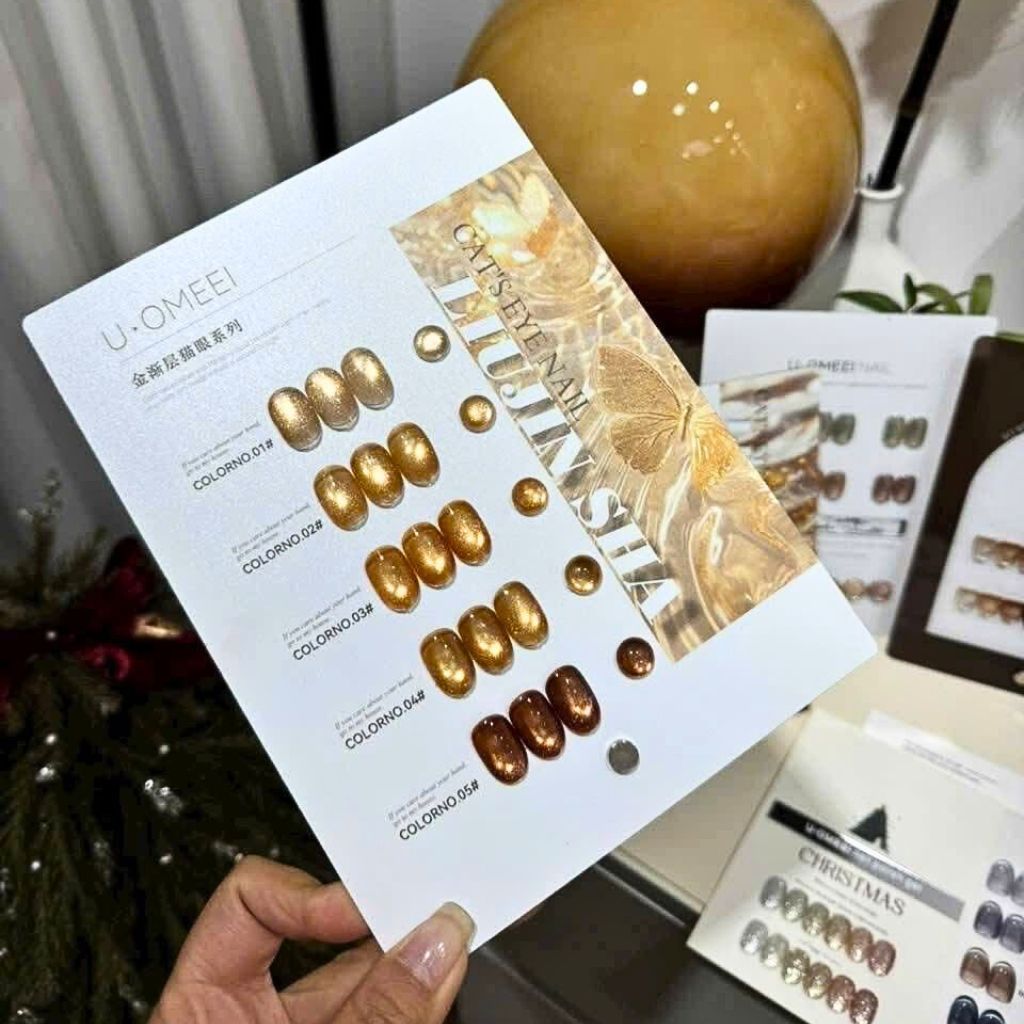  Set Gel Mắt Mèo U OMEEI 5 chai 