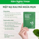  Mặt nạ Rau Má ngừa mụn Cỏ Mềm (MP9584) 