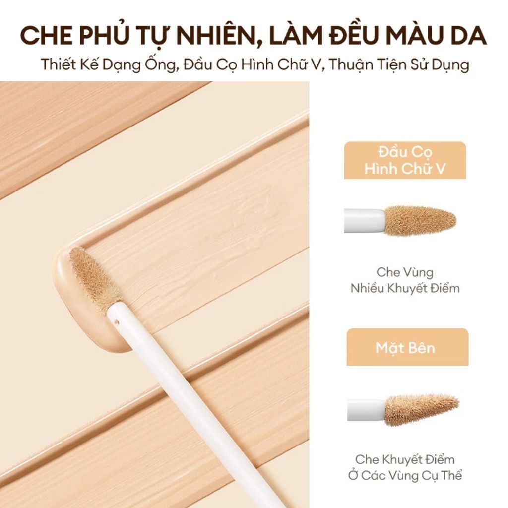  Kem Che Khuyết Điểm COLORKEY Dạng Lỏng, Mỏng Nhẹ, Che Phủ Cao 6ml 