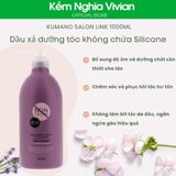  Dầu gội, dầu xả dưỡng tóc không chứa Silicone Kumano Salon Link 1000ml 