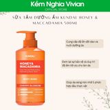  Sữa tắm dưỡng ẩm Kundal Honey & Maccadamia 500ml 