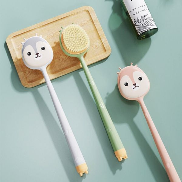  Bàn Chải Tắm Lưng Cán  Hình Thú Dễ Thương 