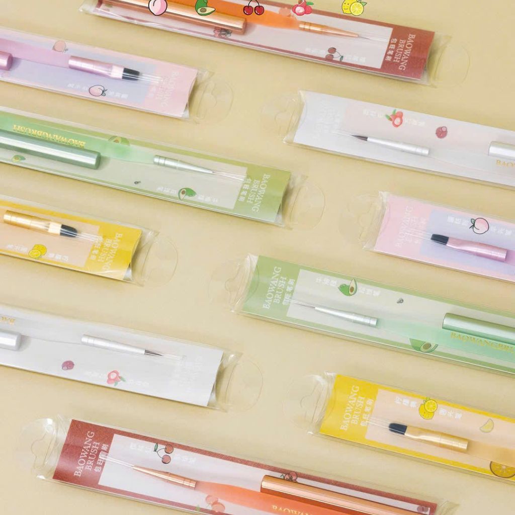  Cọ Đắp Gel Đầu Tròn/Đầu Vuông BW (trái cây) 