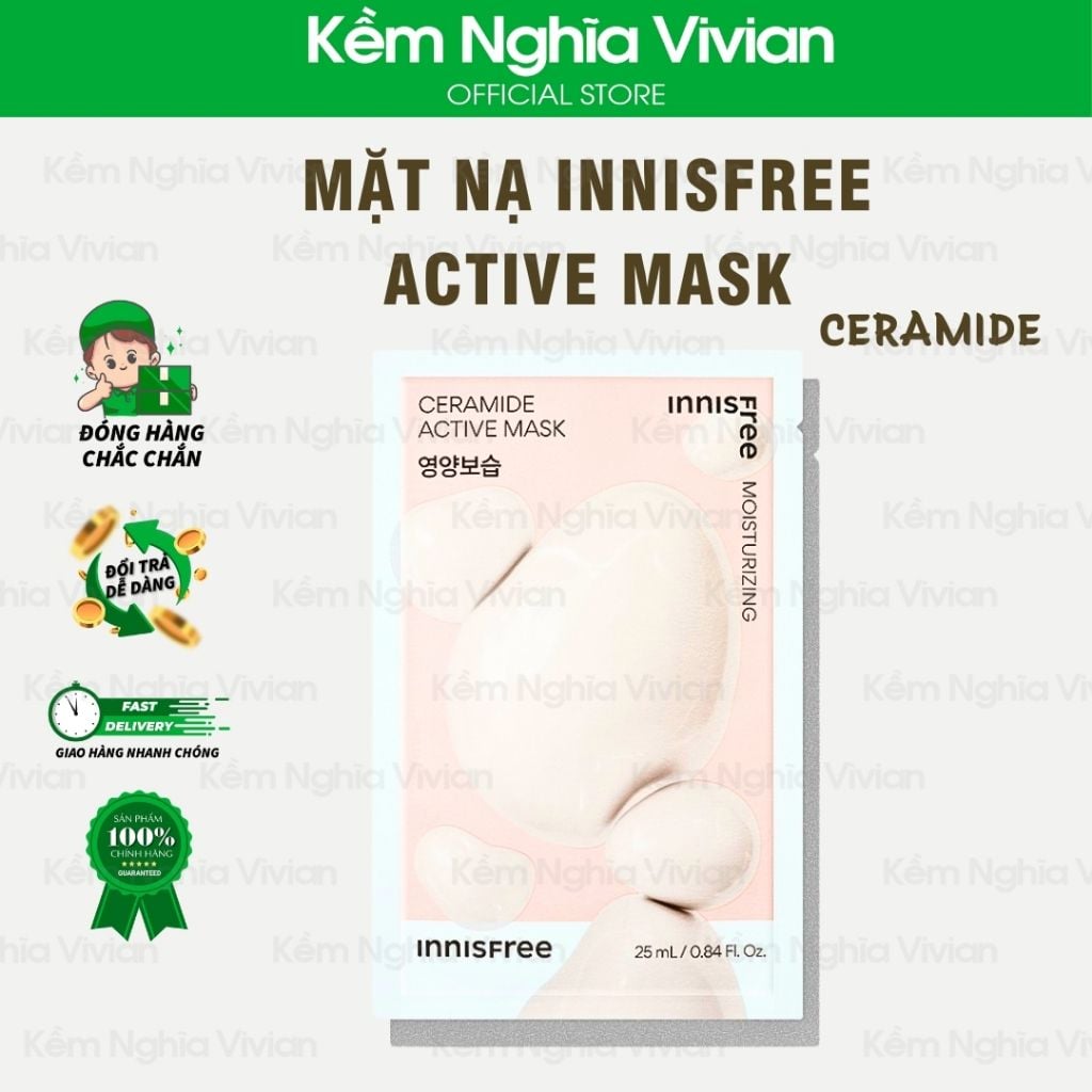  Mặt nạ Innisfree Active Mask 25ml (MP9273-MP9277) 