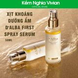  Xịt khoáng dưỡng ẩm căng bóng da d'Alba First Spray Serum 50ml 