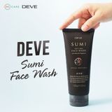  Sữa rửa mặt than hoạt tính và dạng hạt Kumano Sumi Deve Men 130g 