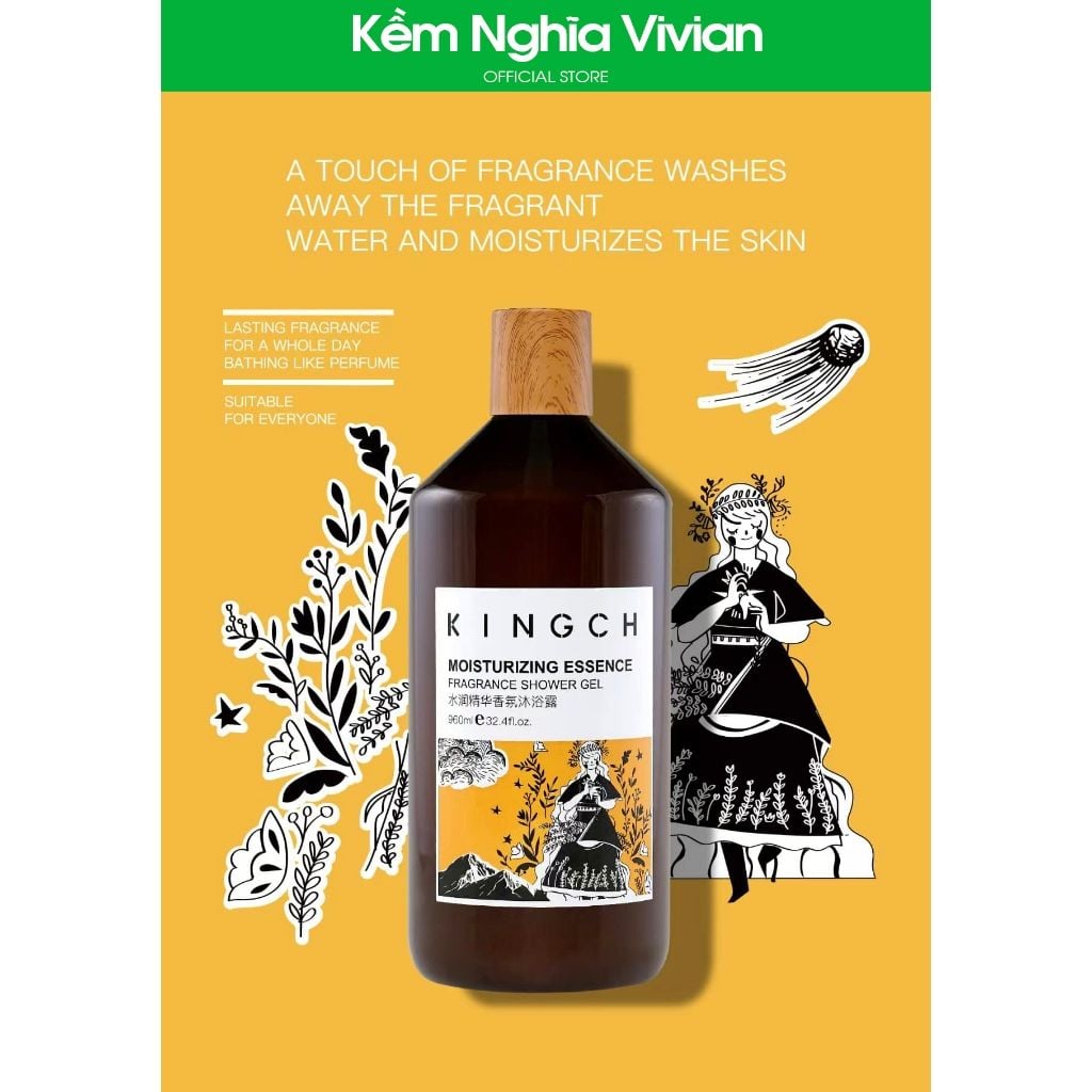 Sữa tắm - Gel tắm KINGCH 480ml (MP9426) 