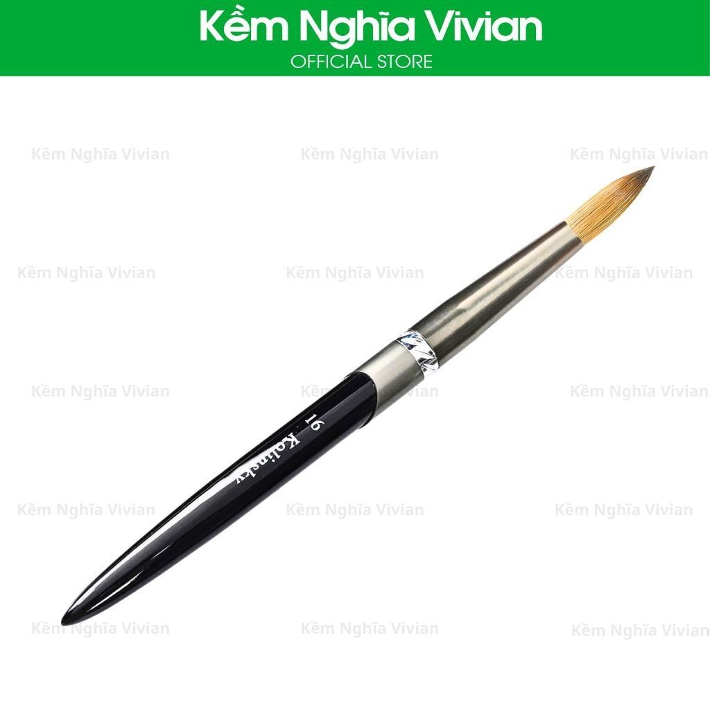  Cọ đắp bột nail cán đen 