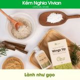  Bột khử mùi toàn thân thiên nhiên Wings Up Cỏ Mềm 