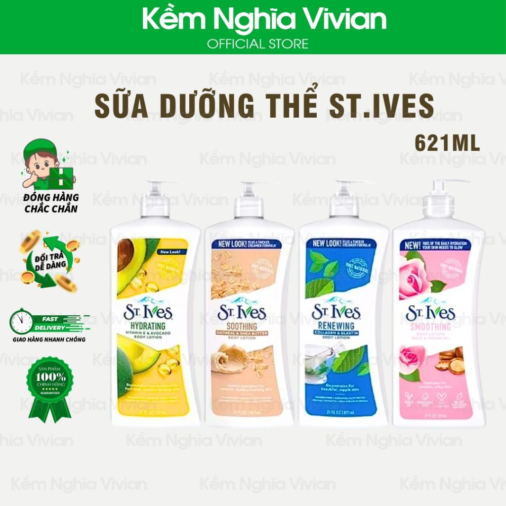  Sữa dưỡng thể St.Ives 621ml (MP9519 - MP9525) 
