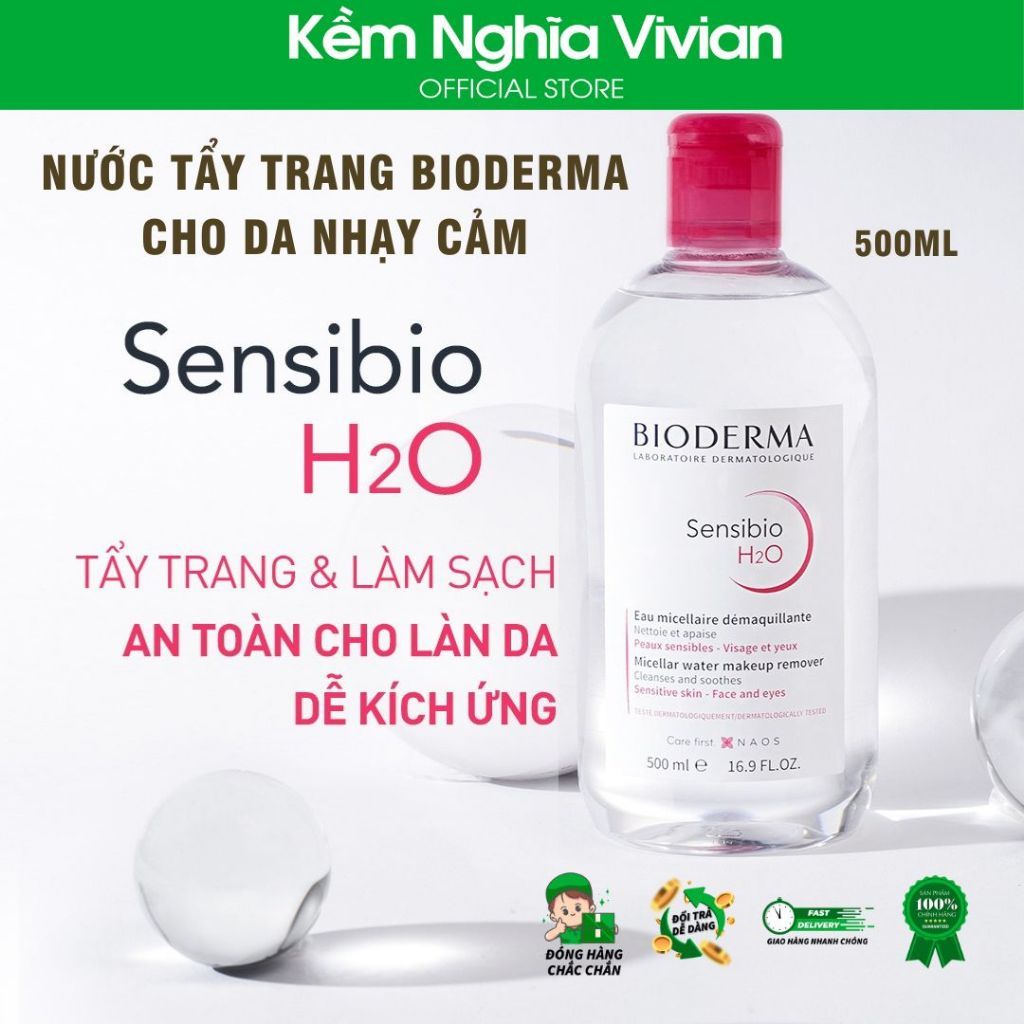  Nước tẩy trang Bioderma 500ml 