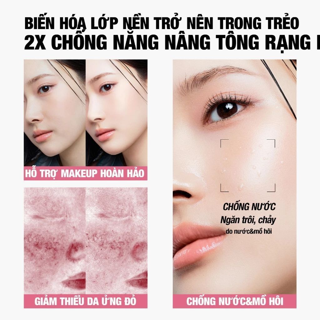 Kem Chống Nắng Nâng Tone, Dưỡng Ẩm Tfit 