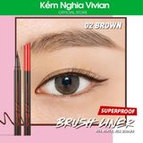  Bút Kẻ Mắt Clio Superproof Brush Liner 