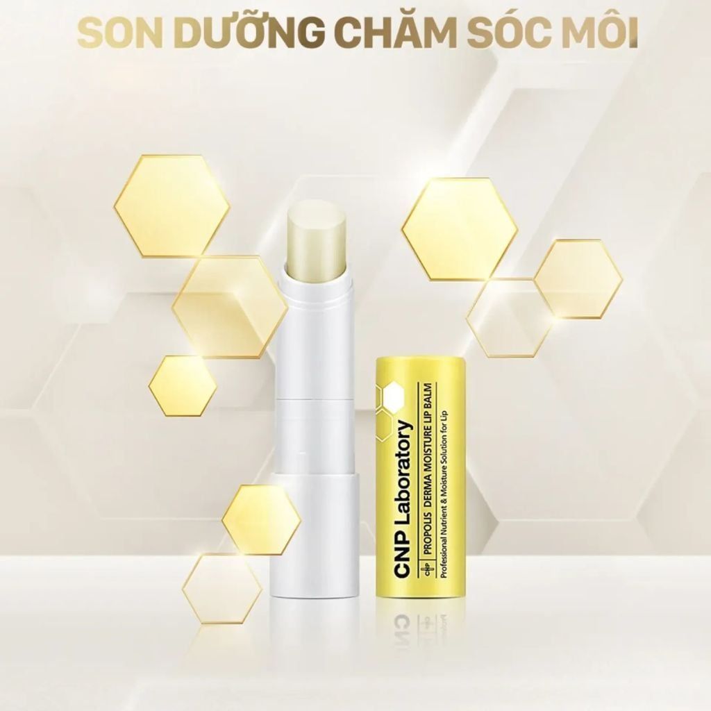  Son Dưỡng Môi Keo Ong CNP Propolis Derma Moisture Lip Balm 4g 