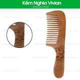  Lược Cầm Tay Họa Tiết Khắc Tinh Xảo – Thiết Kế Sang Trọng, Nhỏ Gọn, Tiện Lợi 