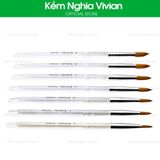  Cọ đắp bột nail cán trong BW-12, 14, 18 