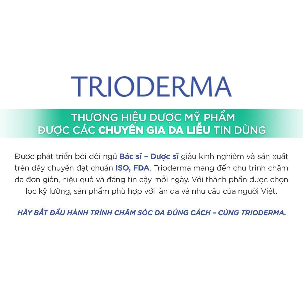  Gel rửa mặt Trioderma 150ml 
