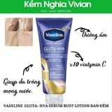  Serum dưỡng thể trắng da ban đêm Vaseline 330ML 