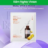  Mặt Nạ Serum x3 Dưỡng Trắng Mờ Thâm Neogen Real Vita C 22% 