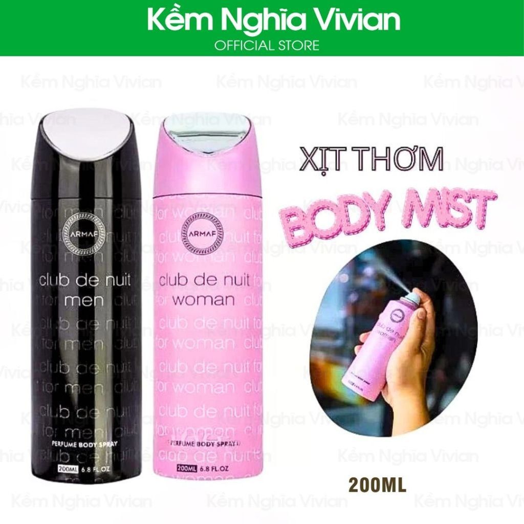  Xịt khử mùi Armaf Club De Nuit Body 