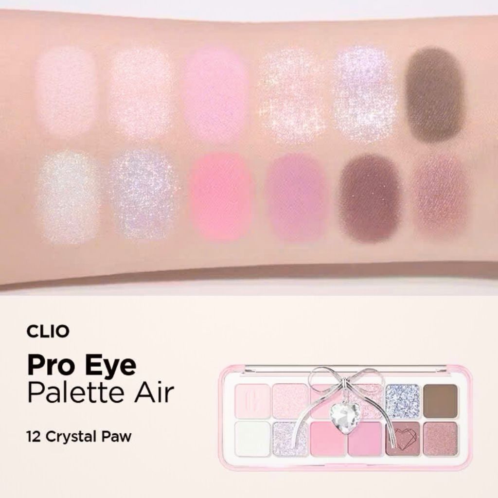 Phấn mắt 12 ô Clio Crystal Paw 