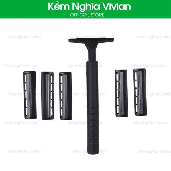  Dụng cụ cạo râu 2 lưỡi kép thân nhựa KAI (003309) #03301 