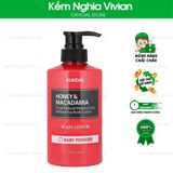  Sữa dưỡng thể trắng da Kundal Honey & Macadamia 500ml 
