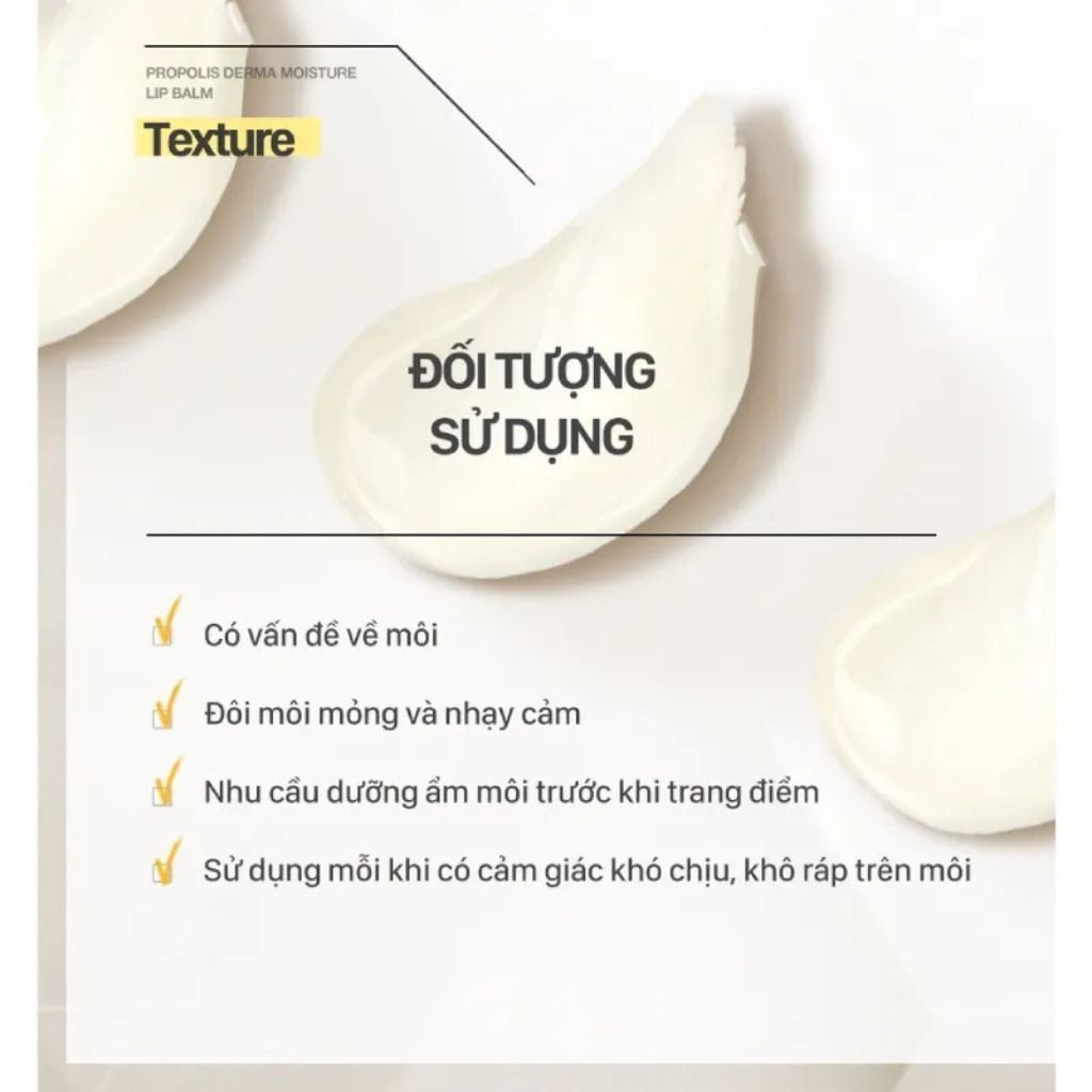  Son Dưỡng Môi Keo Ong CNP Propolis Derma Moisture Lip Balm 4g 